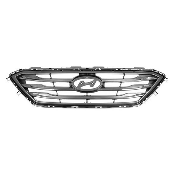 KAI New Standard Replacement Front Grille, Fits 2015-2017 Hyundai Sonata