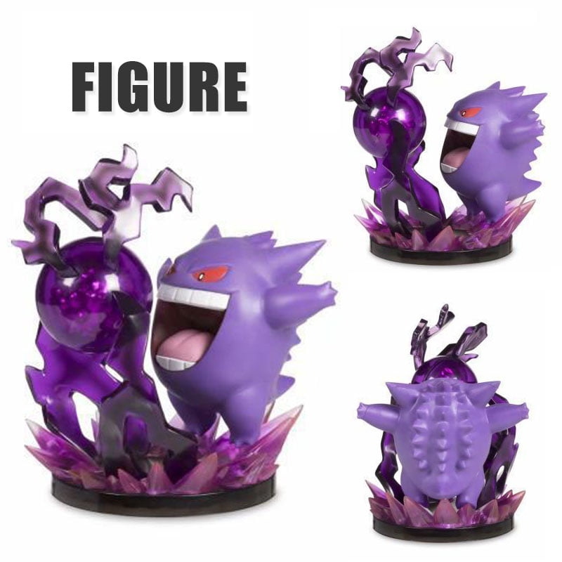 Anime Action Figure Gengar Anime Modell PVC Anime Fans The First Choice for Gifts Blue Color : Blue