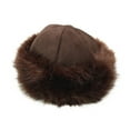 thumbnail image 3 of Baqcunre Hats for Women, Women Warm Mongolian Hat Earmuffs Solid Winter Fashion Hat Solid Thick Woollen Baseball Caps,, 3 of 3