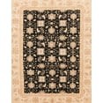 thumbnail image 1 of Ahgly Company Indoor Rectangle Abstract Dark Brown Oriental Area Rugs, 6' x 9', 1 of 6