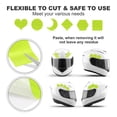 thumbnail image 4 of Uxcell Reflective Tape, Adhesive Trailer Reflector Tape Warning Safety Sticker High Visibility Night Reflector Fluorescent Yellow 3 Inch x 16 ft, 4 of 6