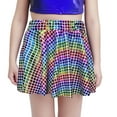 thumbnail image 1 of LUOGENLI Dress Children's Sequin Cheerleading Skirt with Cut Design Versatile Dance Short Dress for Performances and Events Maxi Skirt Set Flowy Purple M, 1 of 3