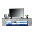 thumbnail image 6 of Hommpa TV Stand for 65 inch TV Modern Entertainment Center Media Console Storage Cabinets with Remote LED Lights 57 x 15.7 x 13.7 inches, 6 of 12