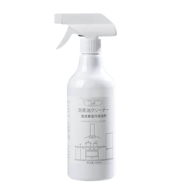 Kitchen Stove Oil Cleaning Spray Heavy Duty Oil Stain Cleaning Spray for Kitchen Bathroom Cleaning