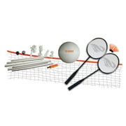 Triumph Volleyball/Badminton Classic Combo Set Includes 2 Badminton Rackets, 2 Shuttlecocks, Volleyball, and Net