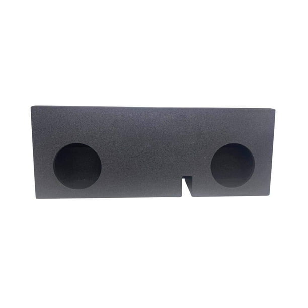 Dual 10" Sealed & Sprayed Car Box Speaker Subwoofer Enclosure