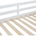 thumbnail image 4 of Wood House Bunk Bed Twin Over Twin with Roof,House Bunk Beds with Slide and 3-Step Ladder, 4 of 8