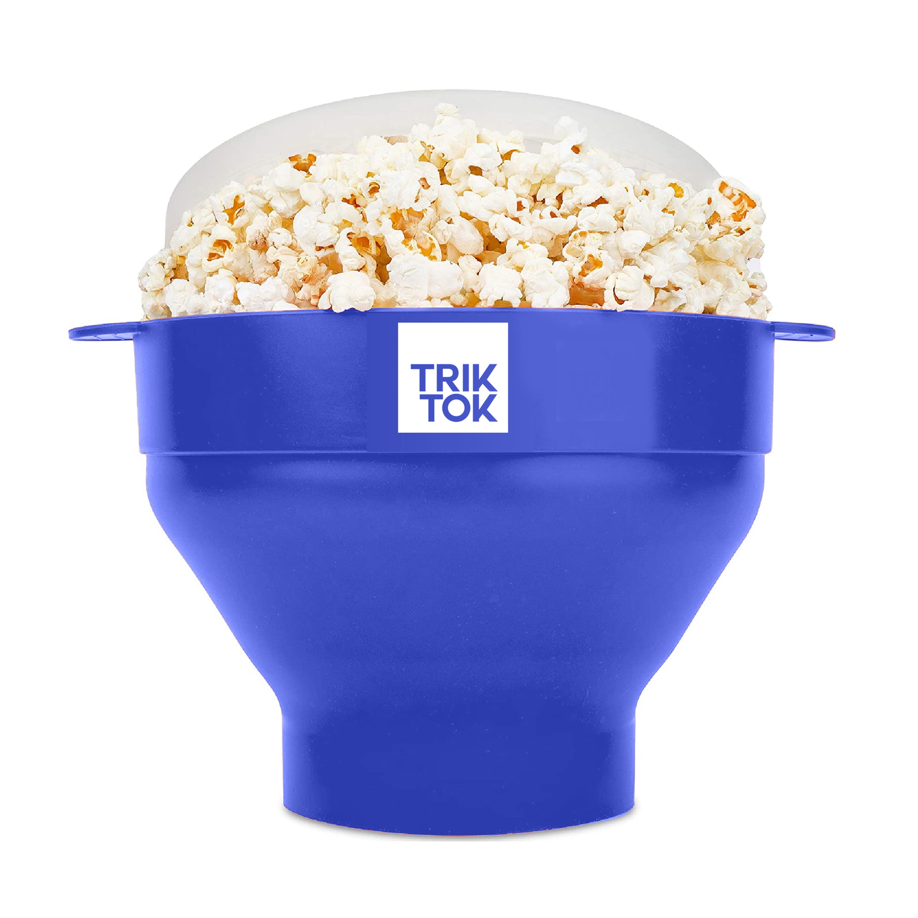 Microwave Silicone Popcorn Mold Blue