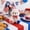 White-WH, variant on MMJ Stuffed Animals Patriotic Bear Plush Toy Independence Day Striped Soft Doll Gift 9.84x3.94in