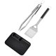 thumbnail image 1 of OXO Good Grips Grilling, 3pc Set - Tongs, Turner and Tool Rest, Black, 1 of 5