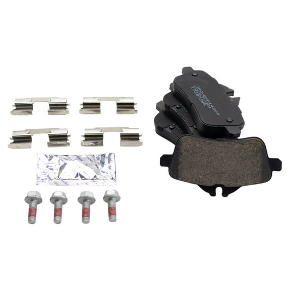 TRQ Rear Ceramic Brake Pad Set for Mercedes Benz CLA45 GL350 GLE400 BFA14289 Fits select: 2016-2018 MERCEDES-BENZ GLE, 2012-2015 MERCEDES-BENZ ML