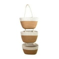 thumbnail image 3 of Cesta Colgante Organizador de Baño Almacenamiento de Cocina Cesta de Pared Tejida Soporte para Plantas Estilo Rústico Adecuado para Toallas Cosmético Caqui, 3 of 8