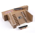 thumbnail image 5 of Alloy Finger Skateboarding Platform Site Combination Scene Props Roller Skating Shoes, 5 of 5