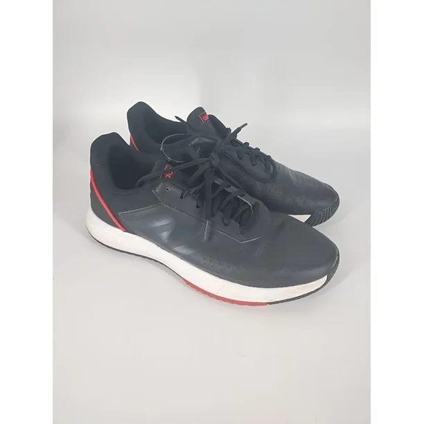 Adi - das Mens Courtsmash F36716 Black Running Shoes Sneakers Size 9
