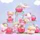 thumbnail image 2 of Sanrio Vitality Peach Paradise-figuras de acción de la serie Mystery Blind Box, dibujos animados de Cinnamoroll Melody Kuromi, modelo regalo coleccionable, 2 of 4