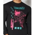 thumbnail image 4 of Dragon Ball Z Anime Men's Officially Licensed Son Goku Long Sleeve Tee T-Shirt - Black (X-Large), 4 of 4
