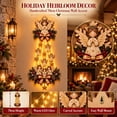 thumbnail image 6 of Angel Hanging LED Christmas Light, Lighted Holiday Window and Porch Decor, Showcasing Detailed Illuminated Cascading Display, Useful Across Window Wall Railing in Room Decor Setup, 6 of 8