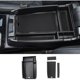 thumbnail image 2 of Organizador de consola central para Sport 2021 2022 Accesorios de caja de almacenamiento de reposabrazos Bandeja de inserción secundaria, Negro, 2 of 5