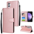 thumbnail image 3 of Funda de cuero con tapa magnética y ranura para tarjetas para Samsung Galaxy S24 Ultra S23 Plus S22 S21 S20 FE S10 S9 S8, 3 of 5