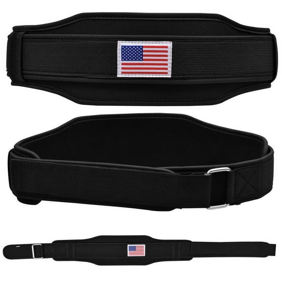 Estremo Fitness Neoprene Weight Lifting Belt,Double Back Support ,Power Lifting Fitness Accessories