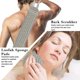 thumbnail image 3 of Exfoliating Back Scrubber Sponge Pad Set For Shower, Bath Shower Scrubber, 3 of 5