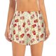 thumbnail image 2 of Balery Cartoon Popcorn Pantalones cortos deportivos para mujer con forro y dos bolsillos, elásticos, para entrenamiento, gimnasio, yoga-Small, 2 of 7