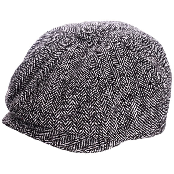 WNVMWI Childrens Vintage Newsboy Cap Kids Classic Loose Fit Beret Toddlers Thick Warm Baseball Caps White 50