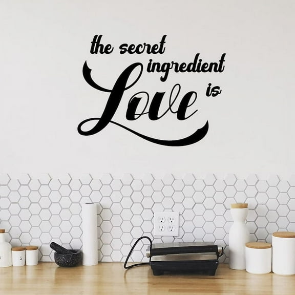 Handmadetneonsign The Secret Ingredient Is Love Words Metal Wall Art Light, Quote Metal Sign Wall Decor, Quote Metal Decor