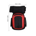 thumbnail image 2 of OATIPHO Red Heavy Duty Safety Kneepads with Adjustable Straps for Construction Flooring and Gardening Work, 2 of 6