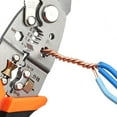 thumbnail image 2 of Industrial Cable Crimping Tool 8 Inch Large Opening Thickened Wire Stripping Peeling Cutting Pulling Pliers Electrician Tool For Cable Wire Electrical Installation Repair B-610, 2 of 9