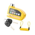 thumbnail image 1 of Cerradura de disco con alarma DYNWAVEMX Cerradura de seguridad universal para motocicleta bicicleta eléctrica Naranja, 1 of 8