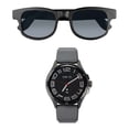 thumbnail image 1 of Combo Lennz audio glasses y Kronos Oblivion smartwatch STF color negro, 1 of 5