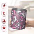 thumbnail image 5 of 12oz Coffee Tumblers Pink Breast Cancer Stainless Steel Vacuum Insulated Travel Tumbler Coffee Cups Mug with Lid and Straw with Cleaning Brush for Cold & Hot Drinks, 5 of 5
