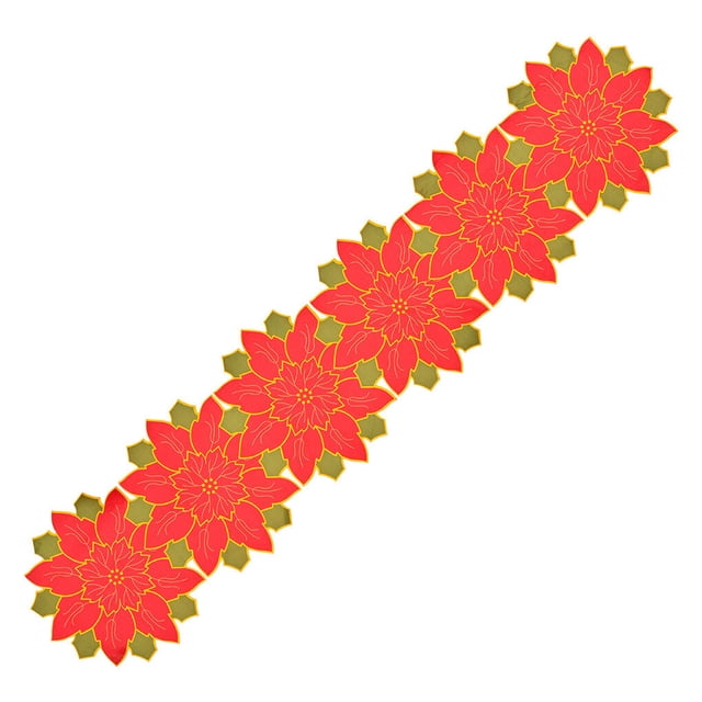Injueey Paño de Decoración de Navidad Adorno de Navidad Antideslizante Absorción de agua Accesorios de picnic Festival Calcomanía de Kits de decoración para fiestas