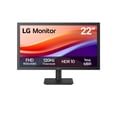 thumbnail image 2 of Moniteur LG 22 pouces FHD IPS 120Hz HDR10 avec support mince, modèle 22U403A-B, 2 of 5