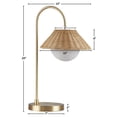 thumbnail image 2 of Gracie Mills Laguna Rattan Glow Table Lamp GRACE-15720 Coastal Natural Style, 2 of 4