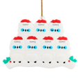 thumbnail image 1 of De Búho Para Árbol De Navidad 2021 Con Cordón Familia De 44599 Colgante De Bendición Manuscrita Diy Regalo Para Amigos O Familiares Yuarrent HA039938-06, 1 of 6