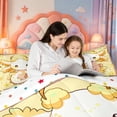 thumbnail image 4 of Manfei Aquatic Axolotl 7pcs Queen Bedding,Ocean Amphibian Print Bedding Comforter Set Queen,Polkadot Reversible, 4 of 6