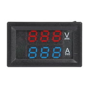 Qionma Hw-810 3-Digit Display Digital Voltmeter Ammeter Dc 100v 10a Mini Panel Meter