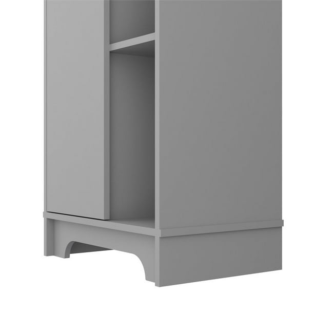 Tridell 21 in. W x 14 in. D x 68 in. H Bathroom Cabinet in Gray Tridell 21 in. W x 14 in. D x 68 in. H Bathroom Cabinet in Gray
