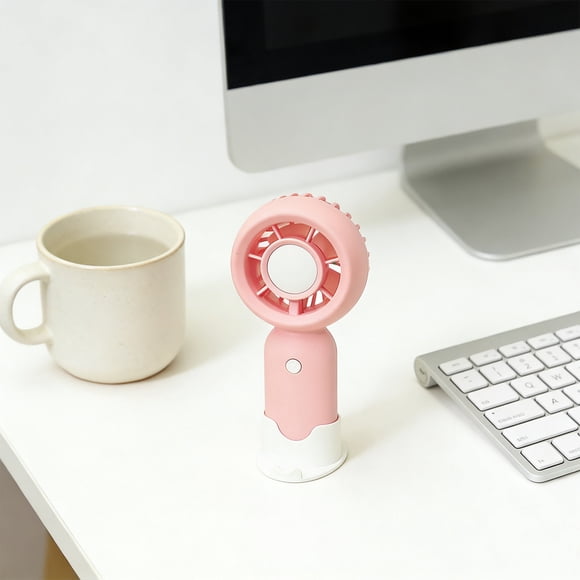 EGNMCR Home Appliances Handheld Fan Mini USB Rechargeable Small Fan Portable Outdoor Student Small Fan Plastic rechargeable fan