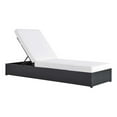 thumbnail image 2 of Pemberly Row Set of 4 Patio Aluminum Chaise Lounge Chair in Gray White, 2 of 11