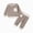 outfits001-Brown, variant on NOLDARES Baby Toddler Boy Fall Winter Set Outfits 2Pcs Long Sleeve Printed Round Neck T-Shirt Elastic Waist Pants Soft Warm Clothes Size:18-24 M,Light Blue