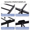 thumbnail image 6 of Heavy Duty Metal  Queen Bed Frame Black, Noise-Free Platform Bed Frame, No Box Spring Needed, Easy Assembly with Underbed Storage, 6 of 7