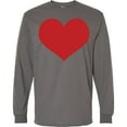 thumbnail image 3 of Inktastic Red Heart Valentine Long Sleeve T-Shirt, 3 of 5
