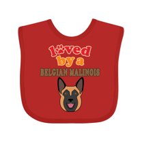 Inktastic Belgian Malinois Dog Boys or Girls Baby Bib