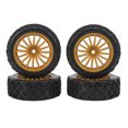 thumbnail image 2 of Accesorios RC, 4 piezas Neumáticos de rueda RC Neumáticos de rueda de coche RC Neumáticos de goma RC Diseño aerodinámico, 2 of 8