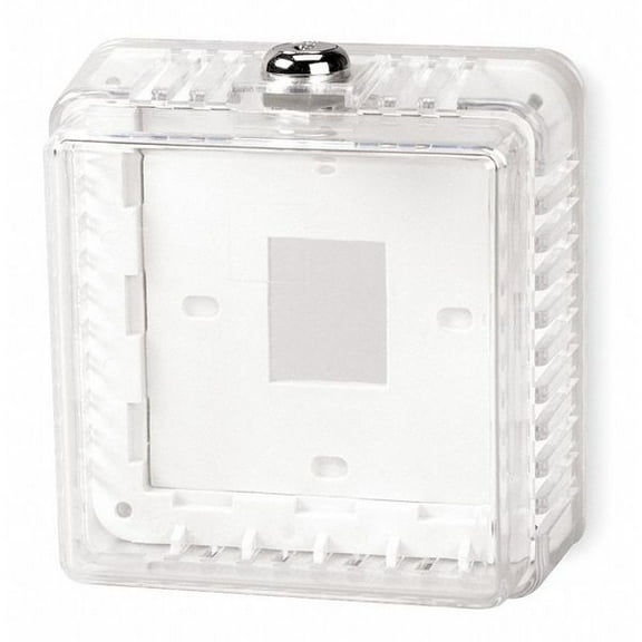 Manufacturer Varies Universal Thermostat Guard, Off-White, Plastic 3TZ57