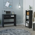 thumbnail image 2 of Knubmt Computer Desk Bookshlf Bookcase Storage Shelf for Home Office, Black, 2 of 6