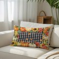 thumbnail image 4 of Pumpkins Thanksgiving Standard Size Pillow Cover,Pillowcase Protectors with Zipper,Breathable Decorative Throw Pillow Case Cover,Fall Checkered Elegant Farmhouse Pillow Shams for Couch Sofa 20x26Inch, 4 of 5